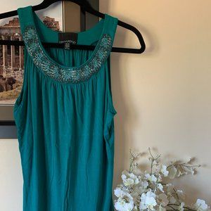 Cynthia Rowley Top, Medium Turquoise